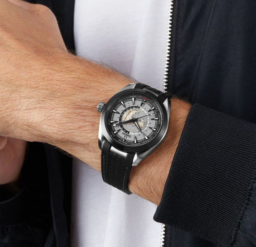 Ome_ga Inspired Aqua Terra Worldtimer Automatic Watch for Men