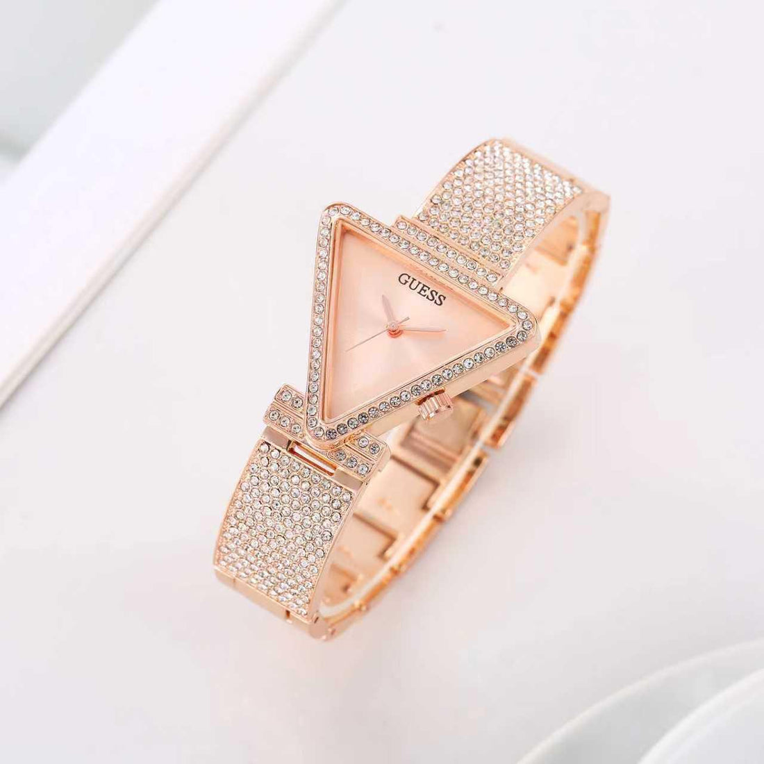 Gue_ss Inspired Triangle Dial Watch for Women (30mm)